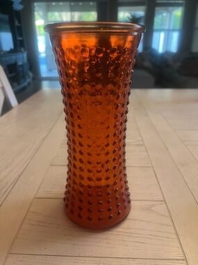 Red Textured Glass Vase - Home Accents